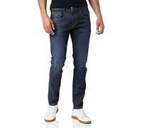 REPLAY Herren Jeans Anbass Slim-Fit Hyperflex mit Stretch, Bleu foncé 007-4 (Blau), 27W / 32L