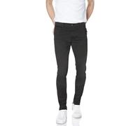 REPLAY Herren Jeans Anbass Slim-Fit Hyperflex mit Stretch, Schwarz (Noir 098), 34W / 30L