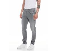 REPLAY Herren Jeans Anbass Slim-Fit Hyperflex Recycled mit Stretch, Light Grey 095 (Grau), 28W / 32L