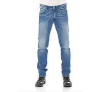 Replay Herren Jeans Anbass Slim-Fit mit Comfort Stretch, Bleu Moyen 009 (Blau), 38W / 32L