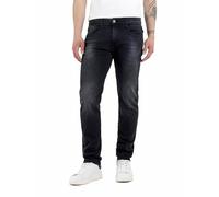 Replay Herren Jeans Anbass Slim-Fit mit Comfort Stretch, Dark Grey 097 (Grau), 34W / 32L