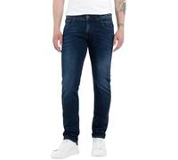Replay Herren Jeans Anbass Slim-Fit mit Power Stretch, Bleu foncé 007-1 (Blau), 33W / 32L