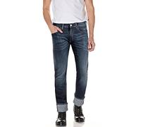 REPLAY Herren Jeans Grover Straight-Fit Bio, Bleu foncé 007-1 (Blau), 29W / 32L