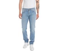 REPLAY Herren Jeans Grover Straight-Fit, Bleu Clair 010 (Blau), 27W / 32L