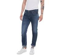 Replay Herren Jeans Grover Straight-Fit Hyperflex Cloud mit Stretch, Bleu foncé 007 (Blau), 32W / 34L