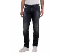 Replay Herren Jeans Grover Straight-Fit mit Comfort Stretch, Dark Grey 097 (Grau), 30W / 32L