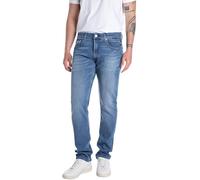Replay Herren Jeans Grover Straight-Fit mit Comfort Stretch, Medium Blue 009 (Blau), 30W / 34L