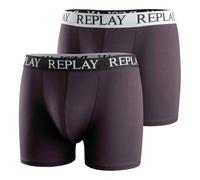 Replay Homme Boxer , 2er Paquet - Caleçons, Coton Stretch