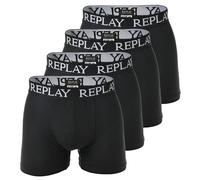 Replay Homme Boxer , 4er Paquet - Caleçons, Coton Stretch