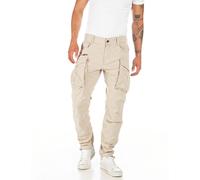 Replay Homme Cargo Pantalon COMFORT COTTON TWILL - Coupe Confort - Noir Beige