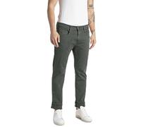 REPLAY Herren Jeans Anbass Slim-Fit Hyperflex Color X-Lite mit Stretch, Vert (Vert Militaire 030-1), 31W / 34L