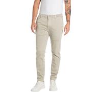 REPLAY Homme M9627 Zeumar Hyperchino Color Xlite Pantalon, Moon Grey 604, 33W / 32L EU