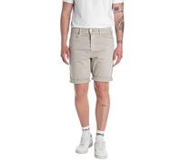 Replay Homme Short RBJ.981 SHORT - Coupe Carotte - Bleu Noir Beige W29-W40