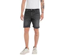 Replay Homme Short RBJ.981 SHORT - Coupe Carotte - Bleu Noir Beige W29-W40