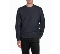 Replay Homme Sweat Brossé Polaire - Ajustement Régulier Noir Blanc Bleu Gris