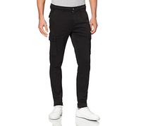Replay Hommes Cargo-Hose Jaan Slim-Fit Hyperflex mit Stretch, Noir 040 (Schwarz), 29W / 32L