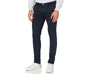 Replay Hommes Chino Zeumar Slim-Fit Hyperflex X-Lite mit Stretch, Bleu 010 (Blau), 36W / 32L