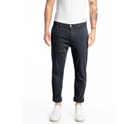 REPLAY Hommes Chino Zeumar Slim-Fit Hyperflex X-Lite mit Stretch, Bleu (Bleu 010-1), 33W / 32L
