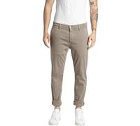 REPLAY Hommes Chino Zeumar Slim-Fit Hyperflex X-Lite mit Stretch, Braun (Sand 020-1), 34W / 32L