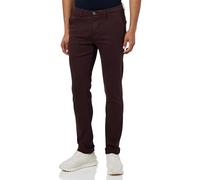 REPLAY Hommes Chino Zeumar Slim-Fit Hyperflex X-Lite mit Stretch, Old Wine 377 (Rot), 28W / 32L