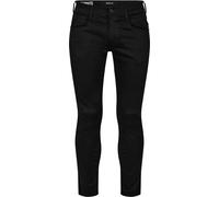Replay Herren Jeans Anbass Slim-Fit Hyperflex Forever Dark mit Stretch, Noir 098 (Schwarz), 34W / 32L