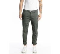 Replay Hyperflex Zeumar Slim Chinos Vert 030 32W L Male
