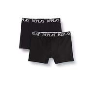 Replay Boxer (2 pièces) avec logo – Noir – Homme L