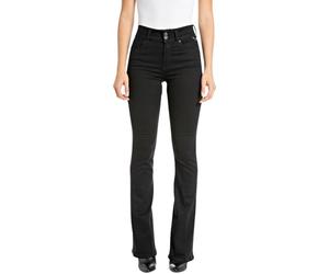 REPLAY Jean évasé Femme New Luz Flare, Noir (Black 098), 29W / 32L