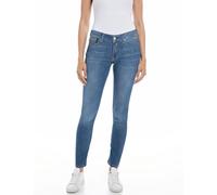 Replay Jean Femme New Luz Skinny-Fit mit Power Stretch, Bleu Moyen 009-1 (Blau), 32W / 32L