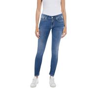 Replay Jean Femme New Luz Skinny-Fit mit Power Stretch, Bleu Moyen 009-2 (Blau), 29W / 28L