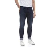 Replay Jean pour Hommes avec Power Stretch, Bleu (Bleu Foncé 007), 30W / 32L