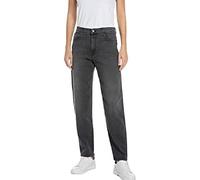 REPLAY Jeans Femme Keida Baloon-Fit, Gris Foncé 097 (Grau), 27W / 28L