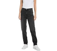REPLAY Jeans Femme Keida Baloon-Fit, Noir 098-1 (Schwarz), 32W / 30L