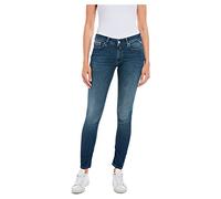 Replay Jeans Femme New Luz Skinny-Fit Hyperflex mit Stretch, Bleu Foncé 007 (Blau), 24W / 30L