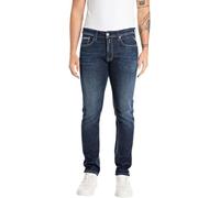 REPLAY Jeans Grover Straight Fit pour Hommes, Bleu (Bleu foncé 007-7), 31W / 32L
