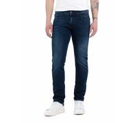 Replay Jeans Pour Hommes Pantalon En Jean Stretch Anbass Slim Fit Bleu Denim
