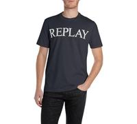 Replay M3099 .000.2660 Short Sleeve T-shirt Bleu,Gris S Homme