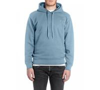 Replay M3103 Sweatshirt à Capuche, Bleu Acier 388, M Homme
