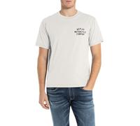 REPLAY M3213 T-Shirt, 011 Blanc Naturel, Large Homme