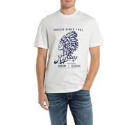 Replay M3277 T-Shirt, Blanc Naturel (011), XL Hommes