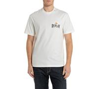 Vêtements Replay TShirt PIECE DYED HEAVY COTTON JERSEY CO pour Homme XL Blanc