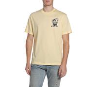Replay M3338 T-Shirt, 645 Jaune pâle, M Homme
