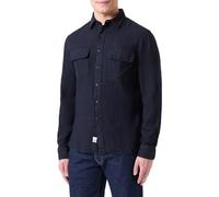 Replay M4147 Chemise, Bleu Marine foncé (970), M Hommes