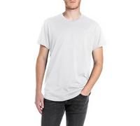 Replay M6854 T-Shirt, Blanc Naturel (011), L Hommes