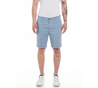 REPLAY M9898 Bermudas, Acier 388 Bleu, 29W Homme