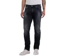 Vêtements Replay GROVER jean tapered pour Accessoires 34 X 34 Noir