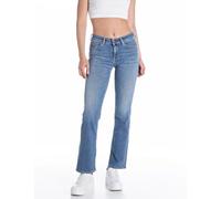 Replay New Luz Bootcut Jeans, 009 Medium Blue, 26W x 30L Femmes