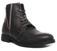 Replay Newkirk Bottes En Cuir À Lacets Pour Hommes En Pierre Taille UK 6 - 12