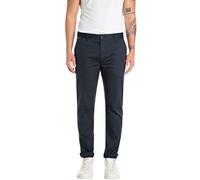 REPLAY Pantalon Chino Homme, Bleu Nuit 086 (Blau), 31W / 30L