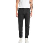 REPLAY Pantalon Chino Homme, Noir 098 (Schwarz), 34W / 32L